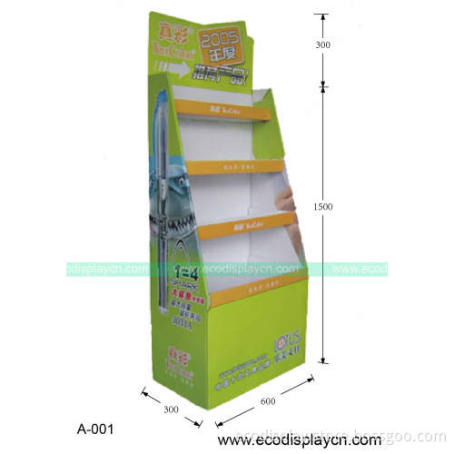 custom cardboard display stands for stationary